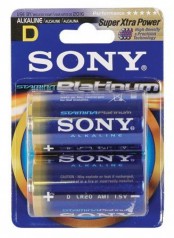 Sony Stamina Platinum Alkaliskt Batteri 2-pack (LR20 hos Larsbengtsson.se