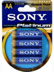 Sony Stamina Platinum Alkaliskt Batteri 4-pack (LR6) hos Larsbengtsson.se