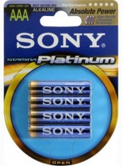 Sony Stamina Platinum Alkaliskt Batteri 4-pack (LR03) hos Larsbengtsson.se